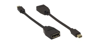 KRAMER ADC-MDP/DPF MINI DISPLAYPORT (M)  TO DISPLAYPORT (F) ADAPTER CABLE (99-97200007)