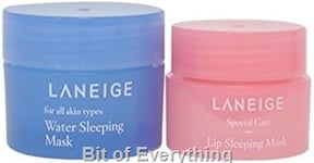 Laneige Water Sleeping Mask & Lip Sleeping Mask 15ml + 3g