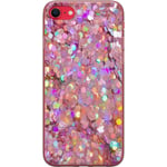 Apple iPhone SE (2022) Gennemsigtigt Telefoncover Glitter