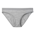 Smartwool Women's Merino Bikini, Light Gray Heather, XS