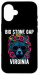 Coque pour iPhone 16 Big Stone Gap Virginia USA Ours avec fleurs