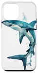 Coque pour iPhone 12 mini Mako Shark en action | Design dynamique de requin mako | Mako Art