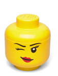 Lego Storage Head (Small - Skeleton Home Kids Decor Storage Storage Boxes Yellow LEGO STORAGE