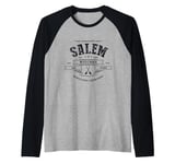 Cute SALEM WITCHES ALL STARS Best Ever Team Witch Town Coven Raglan Baseball Tee