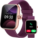 Montre Connect??E Homme Femme Avec R??Pondre/Num??Roter,1,91"" Montres Connect??Es Iphone/Samsung/Android,Smartwatch Avec Ai& Alexa Int??Gr?? Sommeil,Fr??Quence Cardiaque,Spo2,100+ Modes Sportifs