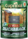 Cuprinol 5 Year Ducksback Shed and Fence Paint Treatment Silver Copse 5 Litre