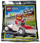 CITY LEGO Polybag Set 952005 Driver + Race Car Vehichle Foil Pack Promo Set