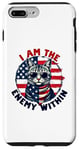 Coque pour iPhone 7 Plus/8 Plus I Am The Enemy Within Harris Trump Funny US Election 2024