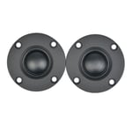 2 Pieces Black Silk Film High-Pitched Speaker 1600-20KHz for Home B8O21357