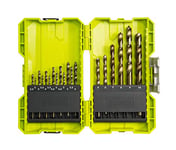 Ryobi 5132004390 RAK19HSS2 19pcs HSS Drill Bit Set