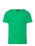 Nlfdida Ss Square Neck Top Tops T-shirts Short-sleeved Green LMTD