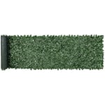 VEVOR Haie Artificielle 99x401 cm Brise Vue Clôture de Lierre Artificiel Intimité Support en Tissu Maillé et Joint Renforcé Déco Fausses Feuilles pour Jardin, Extérieur, Cour, Balcon, Terrasse, Patio