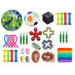 32st Fidget Pop it Toys Set pack för barn och vuxna