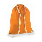 Westford Mill Cotton Gymsack - ryggsäck - Orange - One Size