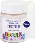 Peinture Textile Blanc Paillette 50Ml | Teinture Textile À Haute Teneur En Pigments | Fabriqué Par Nevskaya Palitra[PAN143687]