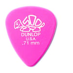 Dunlop Delrin 500 -plektra, 0,71 mm, 60 kpl