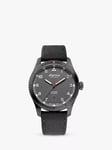 Alpina AL-525G4TS26 Men's Startimer Pilot Automatic Leather Strap Watch, Grey