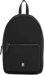 Tommy Hilfiger Women's TH SPRING BACKPACK AW0AW16871 TH SPRING BACKPACK AW0AW16871, Black, OS