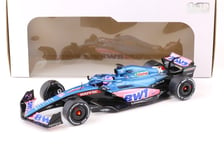 1:18 Solido Alpine A522 Gp Monaco 2022 F1 F.Alonso Bwt Bleu