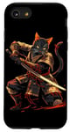 iPhone SE (2020) / 7 / 8 Cat Samurai Ninja Cat Samurai Art Ukiyo-e Case