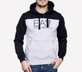 Mens EA7 Emporio Armani 6YPM98 PJ07Z Sweatshirt Colour Block Hoody Size Large