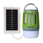 SDlamp Outdoor Solar Mosquito Killer Lamp, Emergency Lighting Lamp Waterproof, Household Outdoor Electric Mosquito Lamp, Led Mosquito Killer Lamp,Green