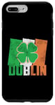 iPhone 7 Plus/8 Plus Shamrock Clover On Vintage Irish Flag Dublin Ireland Pride Case