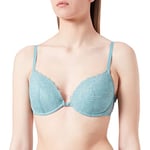 Women'secret Padded Soutien-Gorge rembourré, Vert, 95D Femme