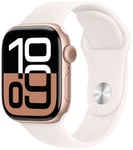 Apple Watch Series 10 GPS+Cell 42mm Rose Gold Blush - S/M Pink Small