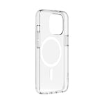 Belkin Coque de protection avec MagSafe pour iPhone 13 Pro, revêtement antimicrobien, matériaux résistants aux UV, aimants intégrés et bords surélevés pour protéger l'appareil photo - Transparent