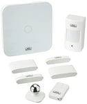 BURG-WÄCHTER Alarme, Kit de démarrage, Compatible avec Amazon Alexa, Alarme pour la maison, Fonctionne sur pile, Compatible avec BURGprotect Smart Home, Set 2210, Blanc