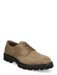 S.T. VALENTIN Lightweight Derby - Grained Leather Grön