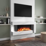 https://furniture123.co.uk/Images/AGL011_3_Supersize.jpg?versionid=63 White Wall Mounted Electric Fireplace Suite with LED Lights - Amberglo