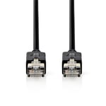 Nedis CAT6 Verkkokaapeli | RJ45 uros | RJ45 uros | F/UTP | 20.0 m | Pyöreä | LSZH / PVC | Antrasiitti | Ikkunallinen laatikko