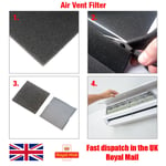 Air Purifier Replacement Dust Proof Filter Sheet 3mm Thick 50cm x 50cm (2500cm²)