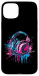 iPhone 15 Plus Headphones Music DJ Splash Music Lover Music Headphones EDM Case