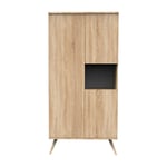 Sauthon Armoire 3 portes Seventies MARRON