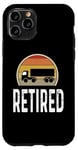 iPhone 11 Pro Semi Truck Driver Retired Operator Retirement Senior Citizen Case