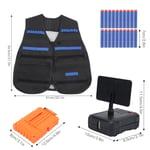 Kids Vest Kit WearResistant And Toy Kit With Wrist Band For Nerf Guns