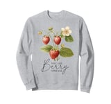 You Are Berry Special Vintage Strawberry Pun Valentine Sweatshirt