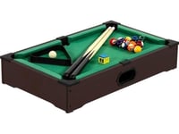 Games Planet Brun Mini Pool Biljardbord + Tillbehör Häftad