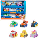 Paw Patrol - Pat Patrouille - COFFRET 6 RACERS PUP SQUAD - Voiture Pat Patrouille Et Figurine À Collectionner - Jouet Pat Patrouille - Pat Patrouille Jouet - Voiture Enfant - Jouet Enfant 3 Ans et +