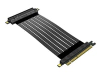 Akasa Riser Black X2 Mark Iv - Pci Express X16-Kabel - Pci Express (Hunn) Til Pci Express (Hann) - Pcie 4.0 - 20 Cm - Riser - Svart