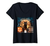 Womens Halloween It's Just a Bunch of Hocus Pocus: Men, Women, Kids V-Neck T-Shirt