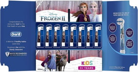 8 Oral-B Stages Kid Disney Frozen Replacement Heads Children Electric Toothbrush