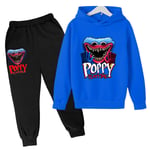 Barn Poppy Playtime Hoodie Set Huggy Wuggy Skräck Cosplaycm W 140