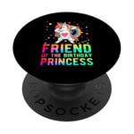 Friend of the birthday princess girl family member matching PopSockets PopGrip Adhésif