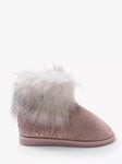 Pretty You London Giselle Ankle Boot Slippers