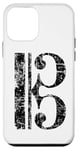 Coque pour iPhone 12 mini Clef d'Ut (Noir Ancien) Viola, Violoncello, Cello, Trombone