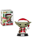 Funko POP! Bobble: Star Wars: Holiday Santa Yoda - Collectable Vinyl Figure - Gi